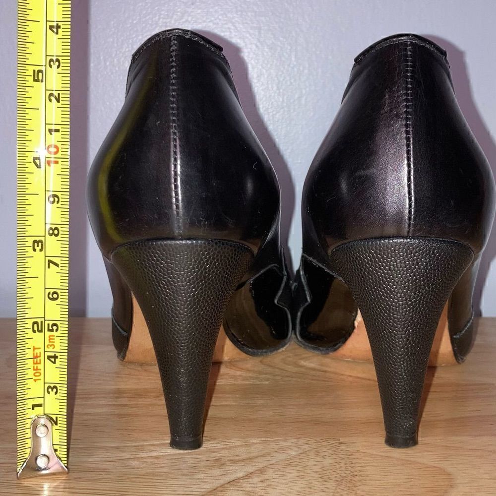 Hugo Boss, Mixed Media Patchwork Pumps Suede, Patent & Smooth Leather Women’s 36 - Picture 10 of 12